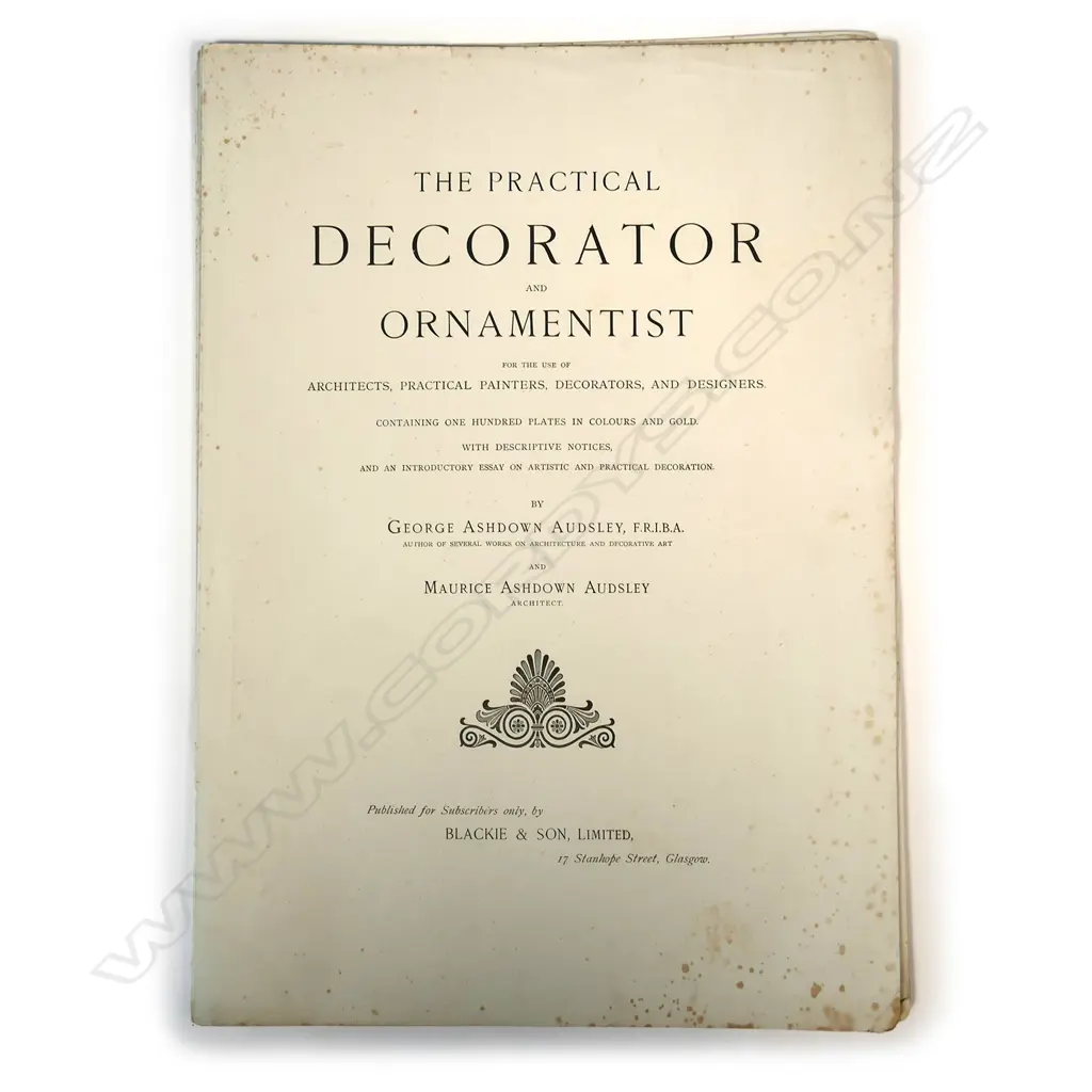 An uncommon folio 'The Practical Decorator and Ornamentist for the Use of Architects Image 1++
