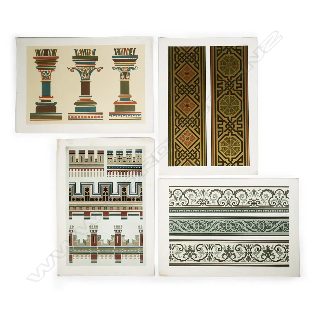An uncommon folio 'The Practical Decorator and Ornamentist for the Use of Architects Image 1++