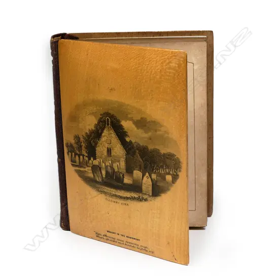 A Scottish Mauchline ware photograph album