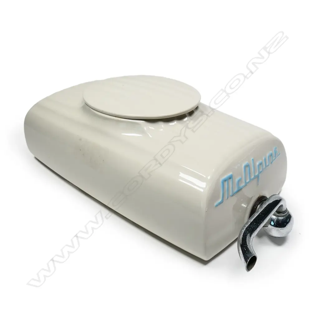 An uncommon Crown Lynn McAlpine refrigerator water dispenser Image 1++