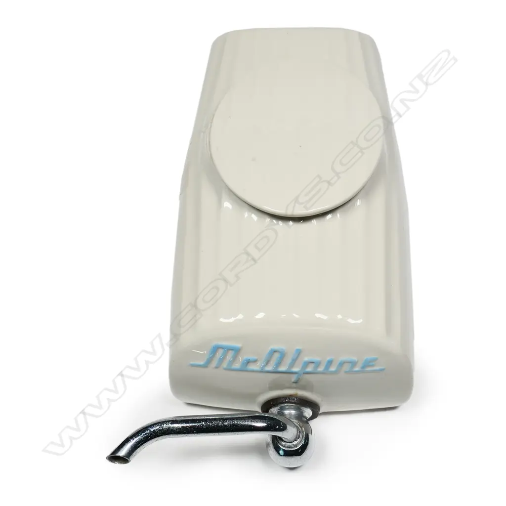 An uncommon Crown Lynn McAlpine refrigerator water dispenser Image 1++