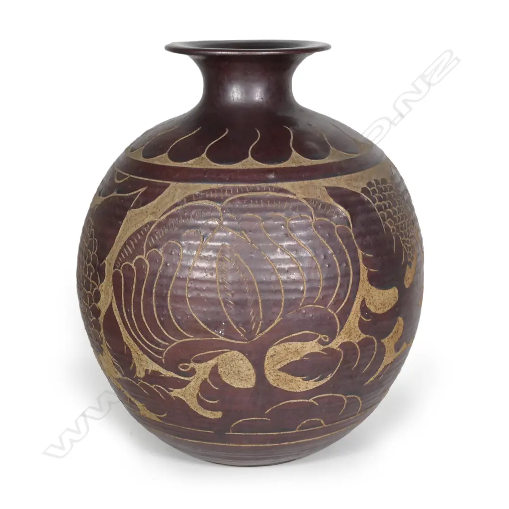 A large Graeme Storm spherical vase Image 1++