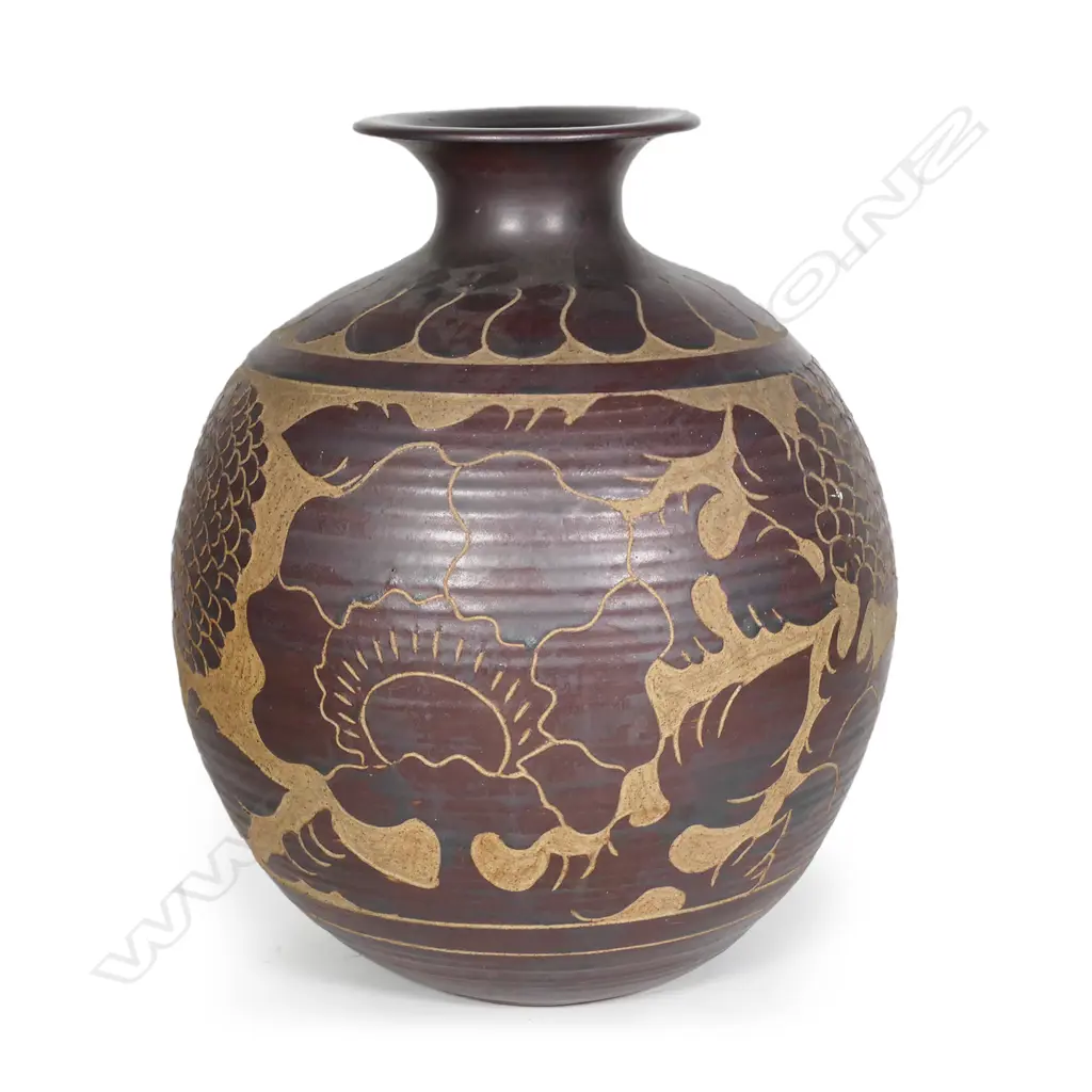 A large Graeme Storm spherical vase Image 1++