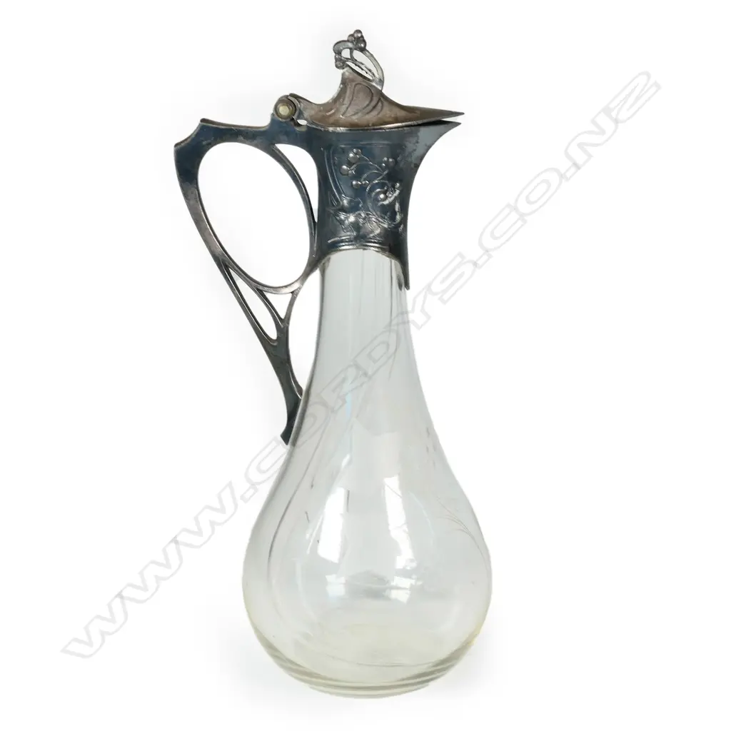 An Art Nouveau W.M.F. claret jug Image 1++
