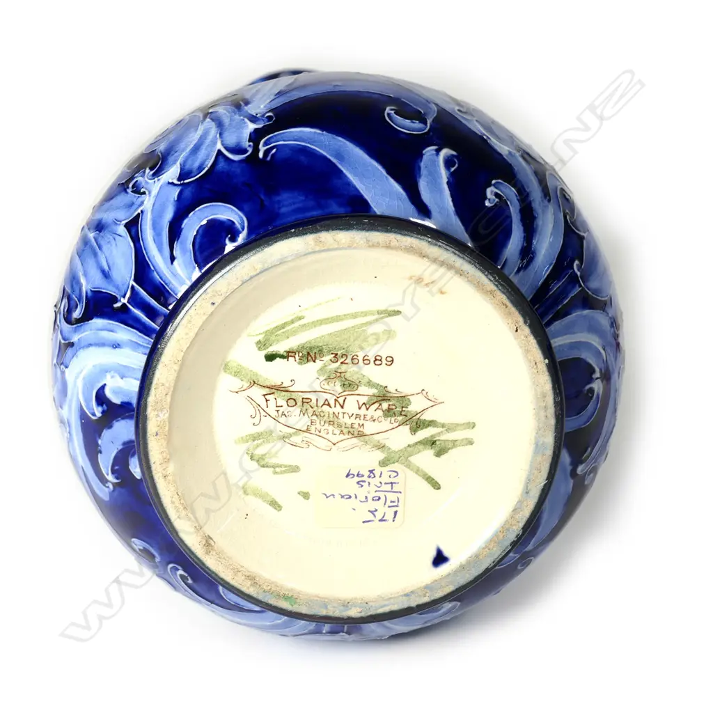 A Moorcroft Macintyre Florian ware bottle vase Image 1++