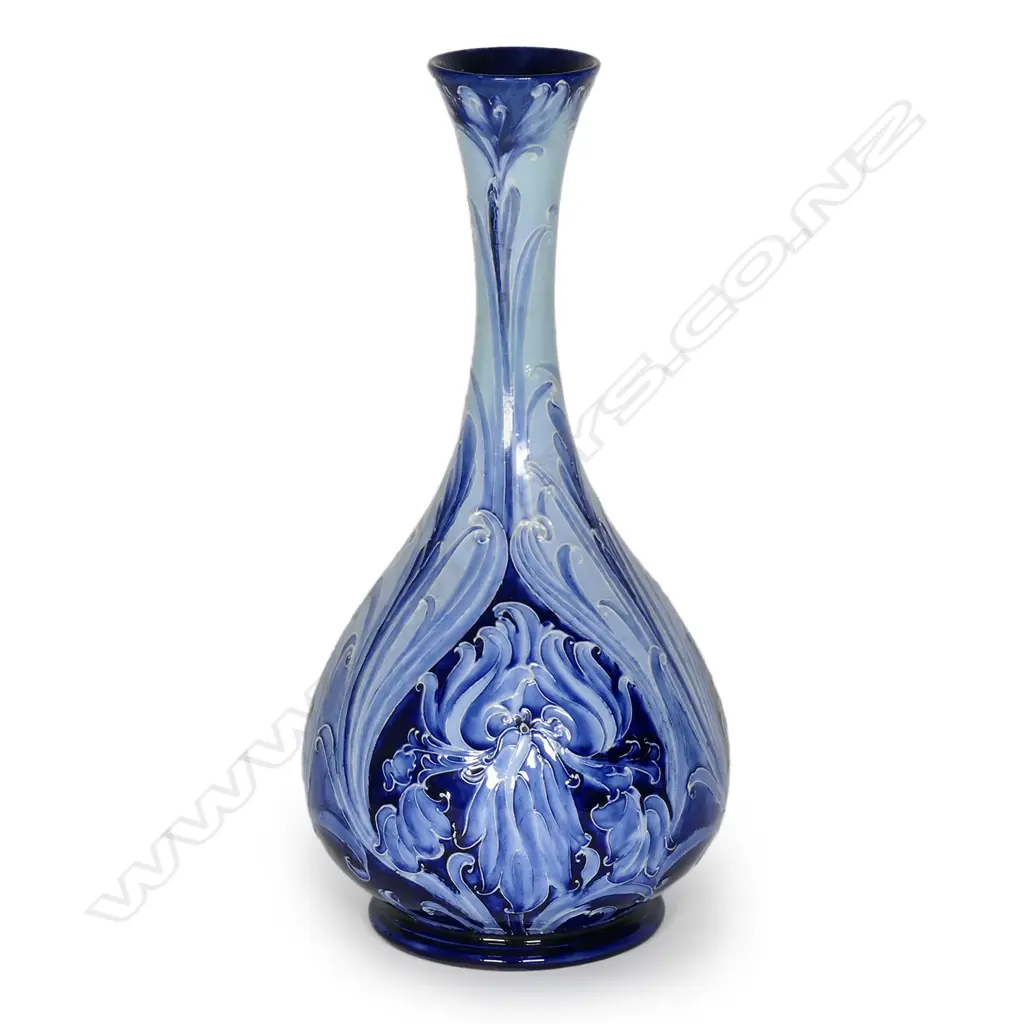 A Moorcroft Macintyre Florian ware bottle vase Image 1++
