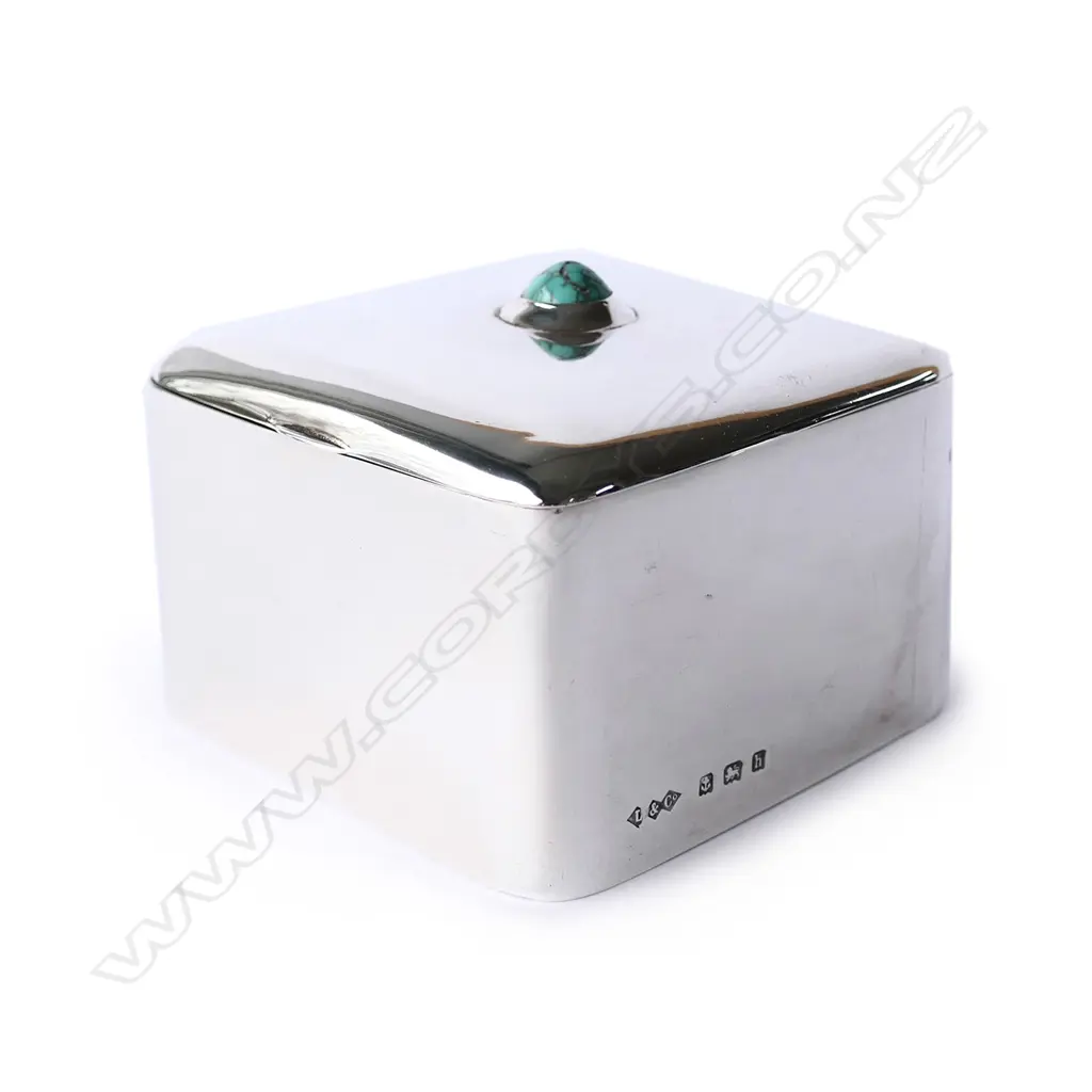 A rare Archibald Knox Cymric silver box for Liberty & Co. Image 1++