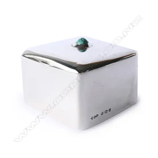 A rare Archibald Knox Cymric silver box for Liberty & Co.