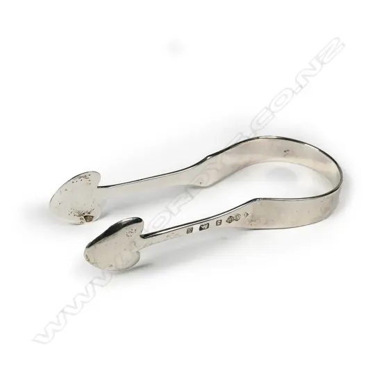 A pair of Liberty & Co. Cymric silver sugar tongs