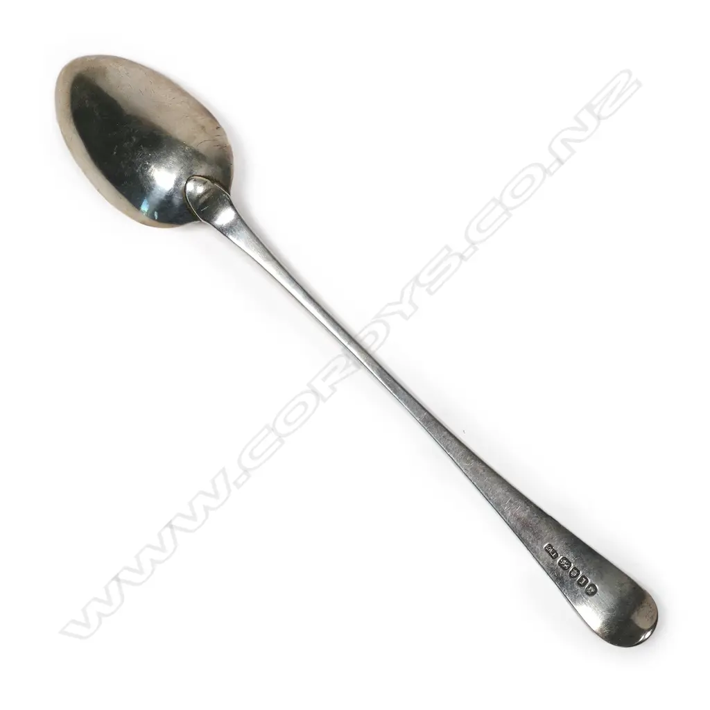 A George III silver serving spoon Image 1++