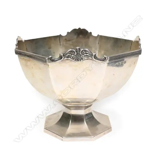 An early 1900s silver trophy bowl