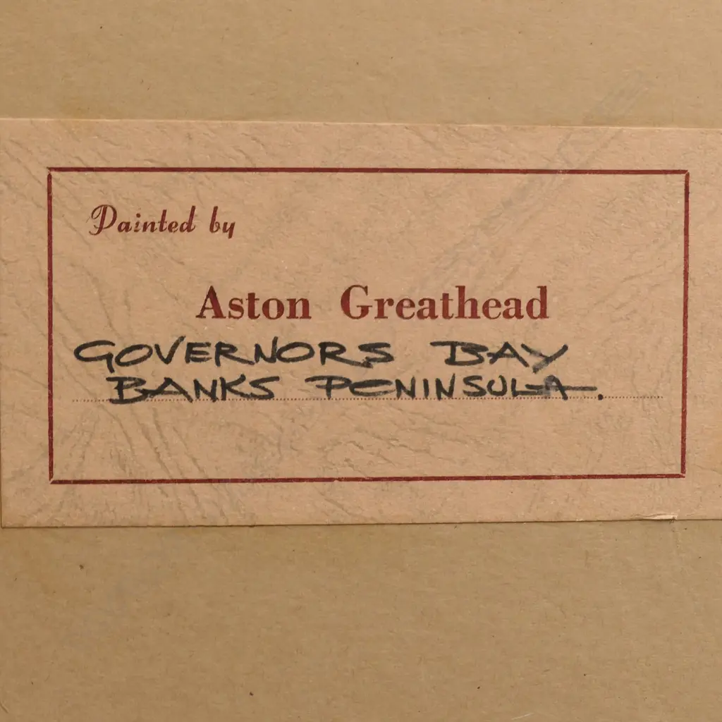 Aston Greathead (1921-2012) Image 1++