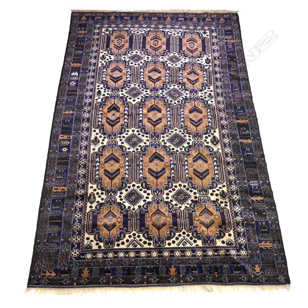 A large Iranian hand knotted Balouchi carpet Image 1++