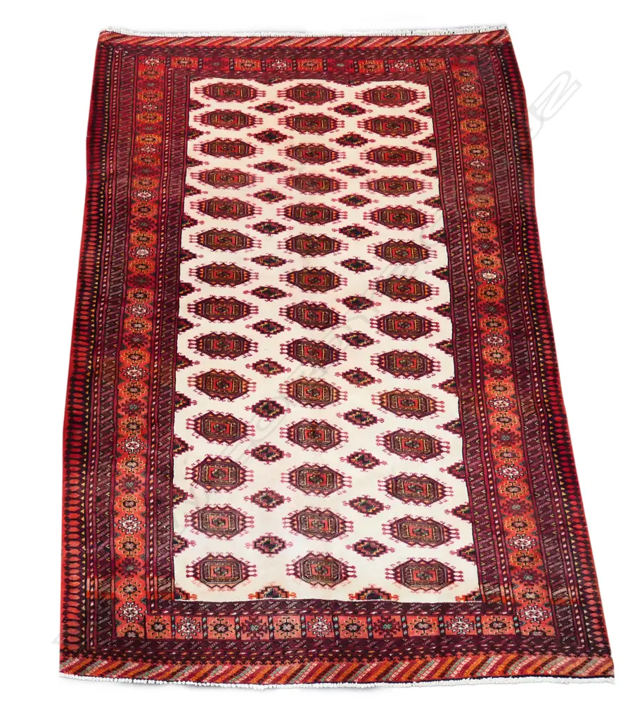 A Turkman tribal hand knotted carpet Image 1++