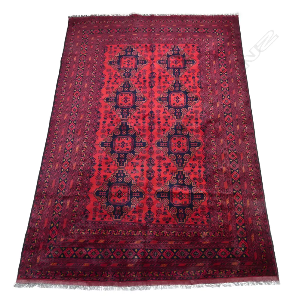 A fine hand knotted Afghan Andkhoi carpet Image 1++