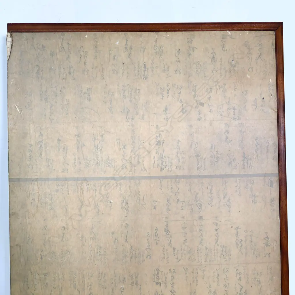 A pair of Oriental six-panel screens Image 1++