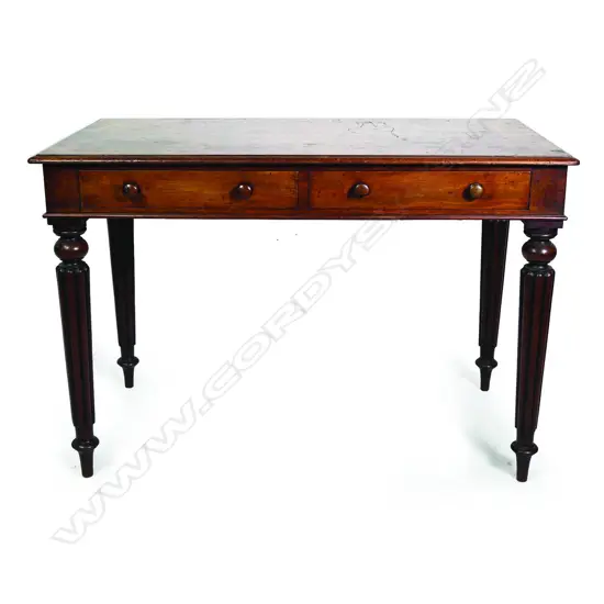 A Victorian mahogany side table,