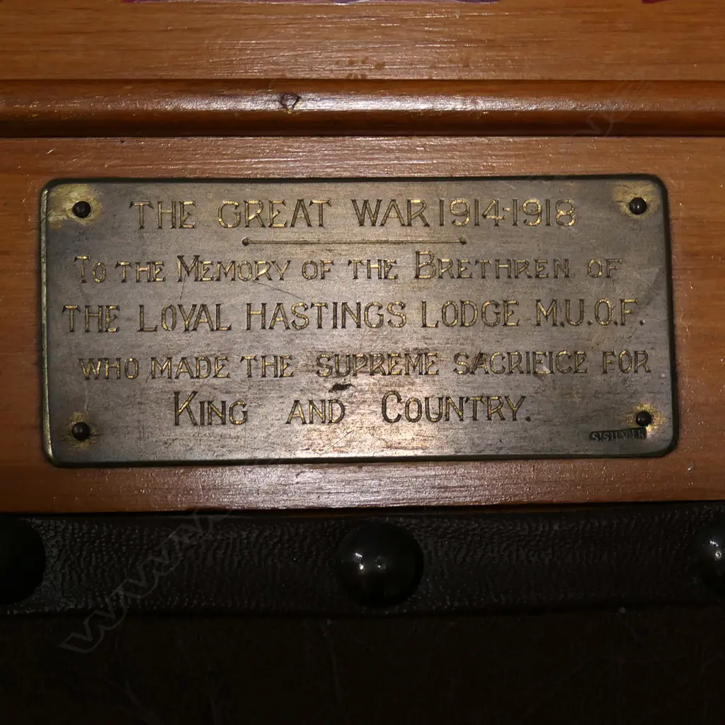Three kauri Oddfellows Lodge office holder’s chairs Image 1++