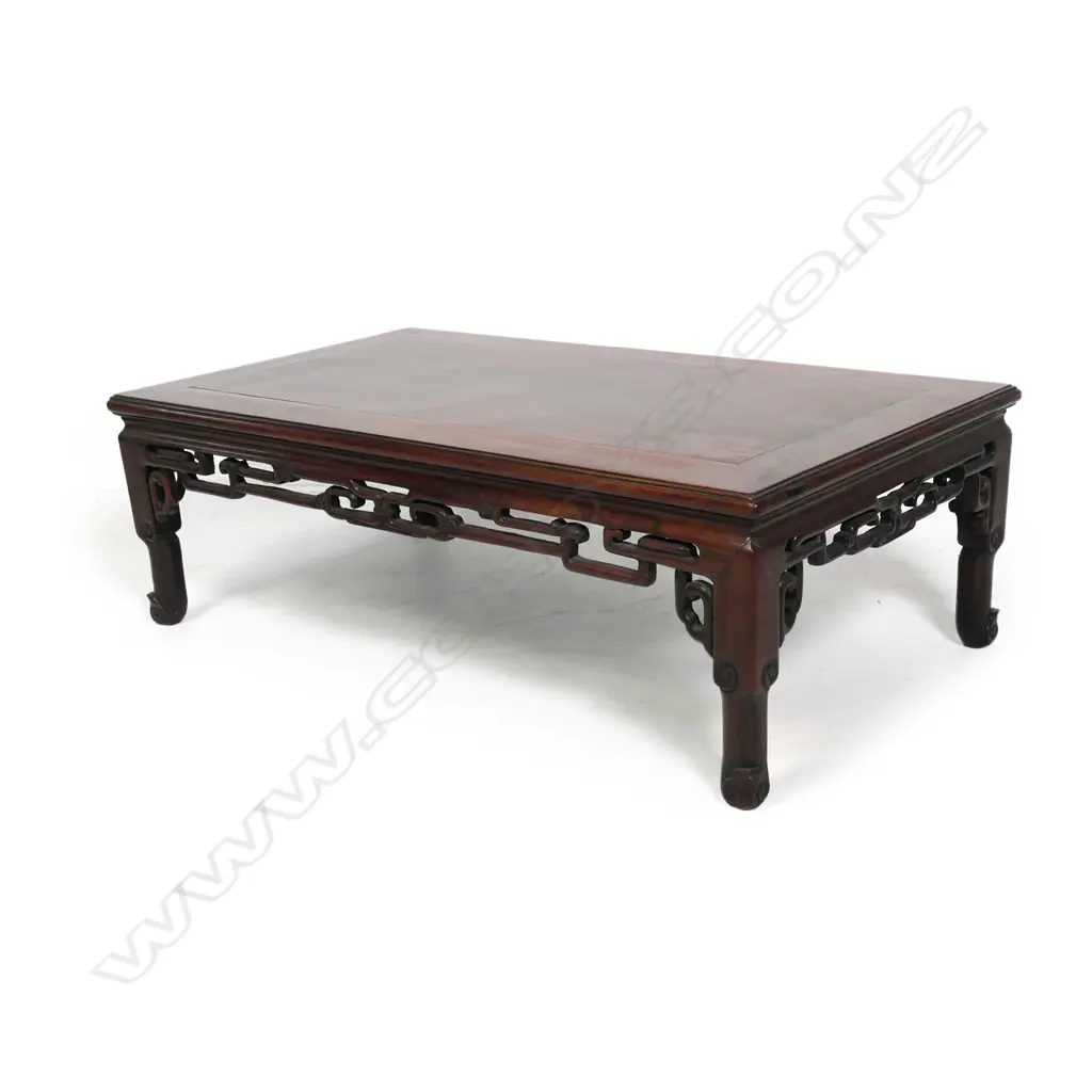 An old Chinese rosewood low table Image 1++