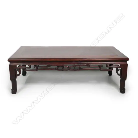 An old Chinese rosewood low table