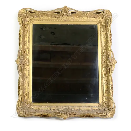A Victorian gilt framed mirror