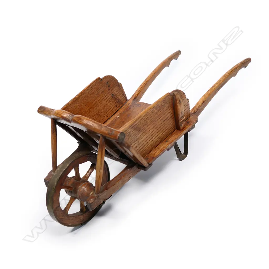 A Victorian folk art wheelbarrow Image 1++