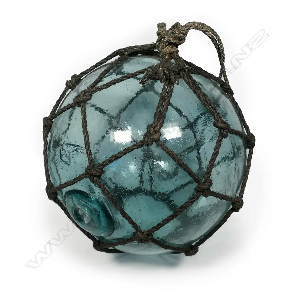 An old Japanese glass fishing float Image 1++