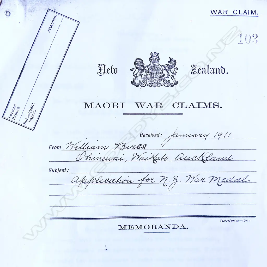 A New Zealand Land Wars historical tomahawk souvenired by William Birss together with von Tempsky and Birss photographs Image 1++