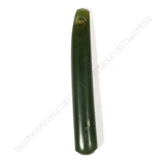 An old Maori carved pounamu pendant