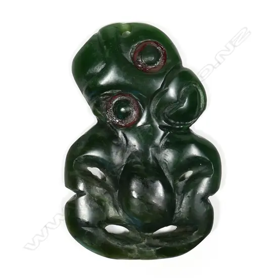 A pounamu hei tiki