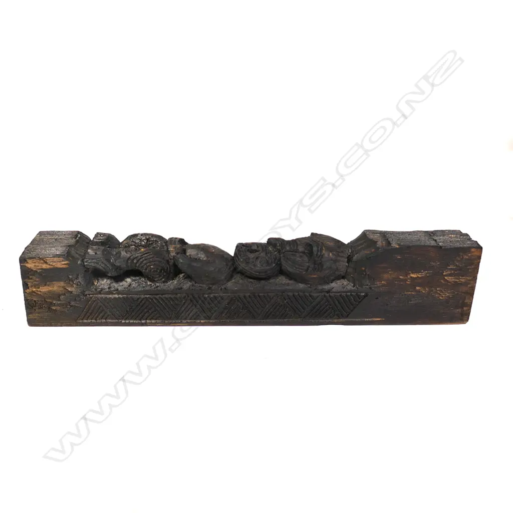 A small poutokomanawa style figure carved by Ian McMillan Image 1++