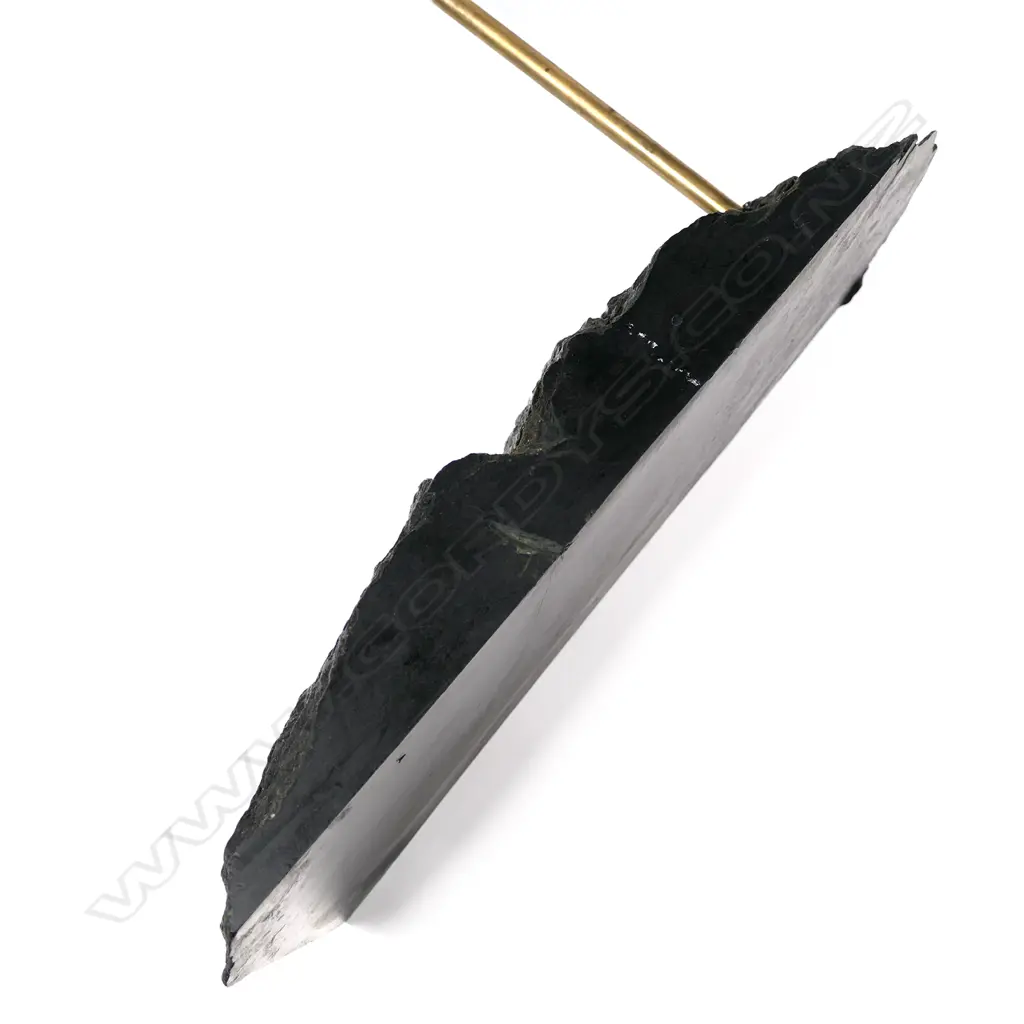 A contemporary dark pounamu mere display stand Image 1++