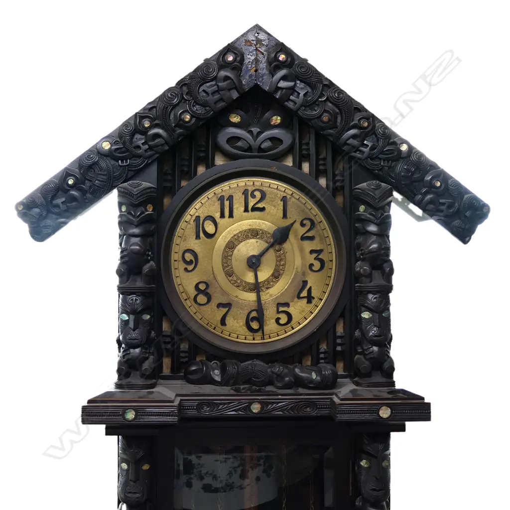 An impressive and uncommon mid 20thC long case clock Image 1++
