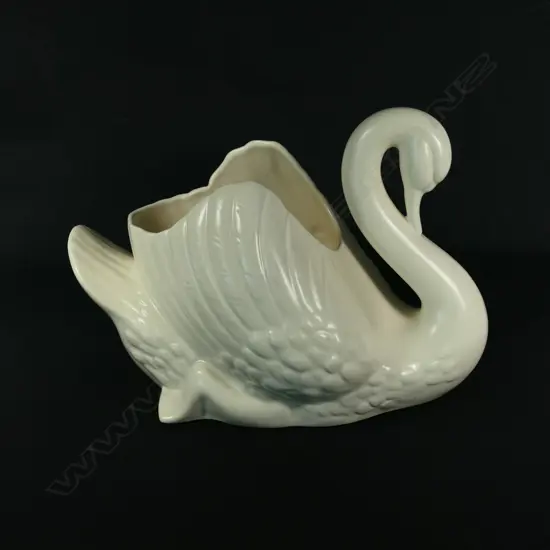 A large Crown Lynn swan