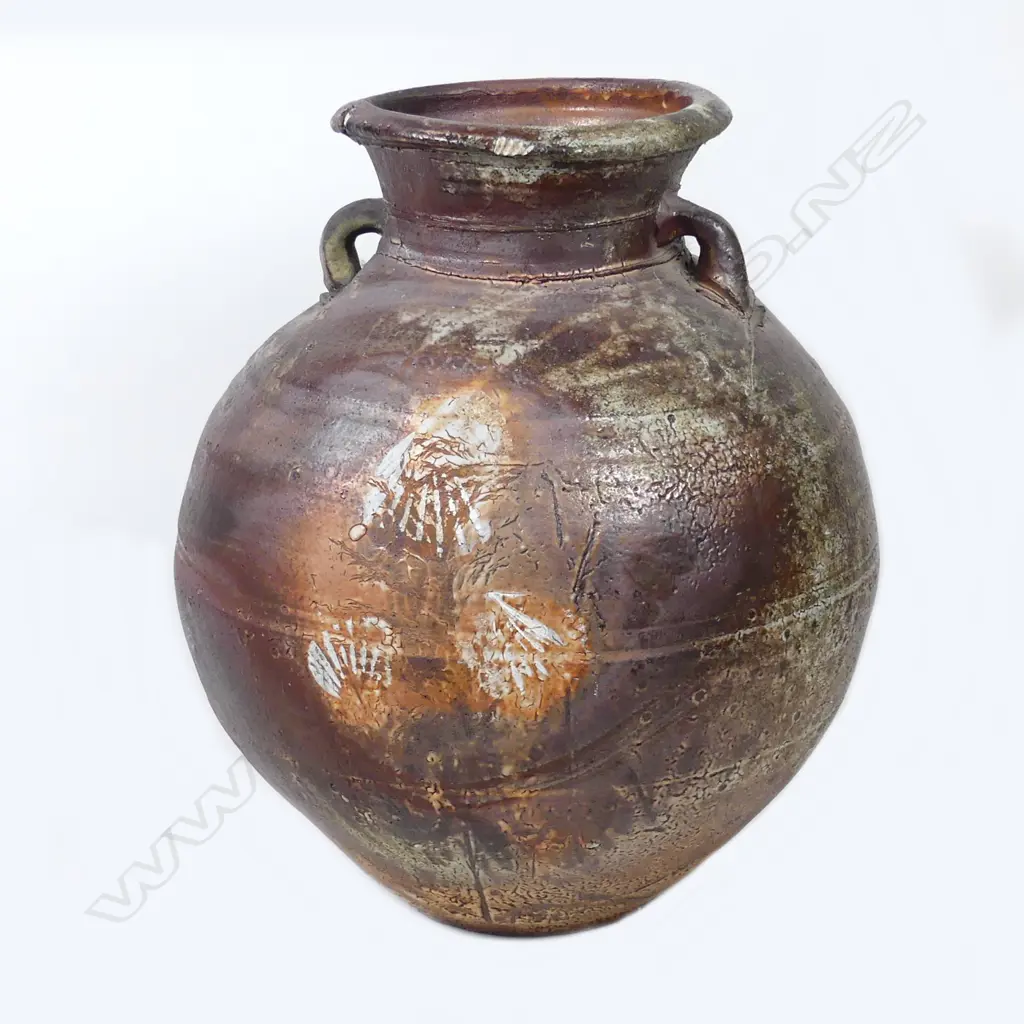 A large Chester Nealie anagama floor pot Image 1++