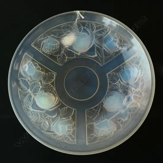 Julien France Art Deco opalescent glass bowl