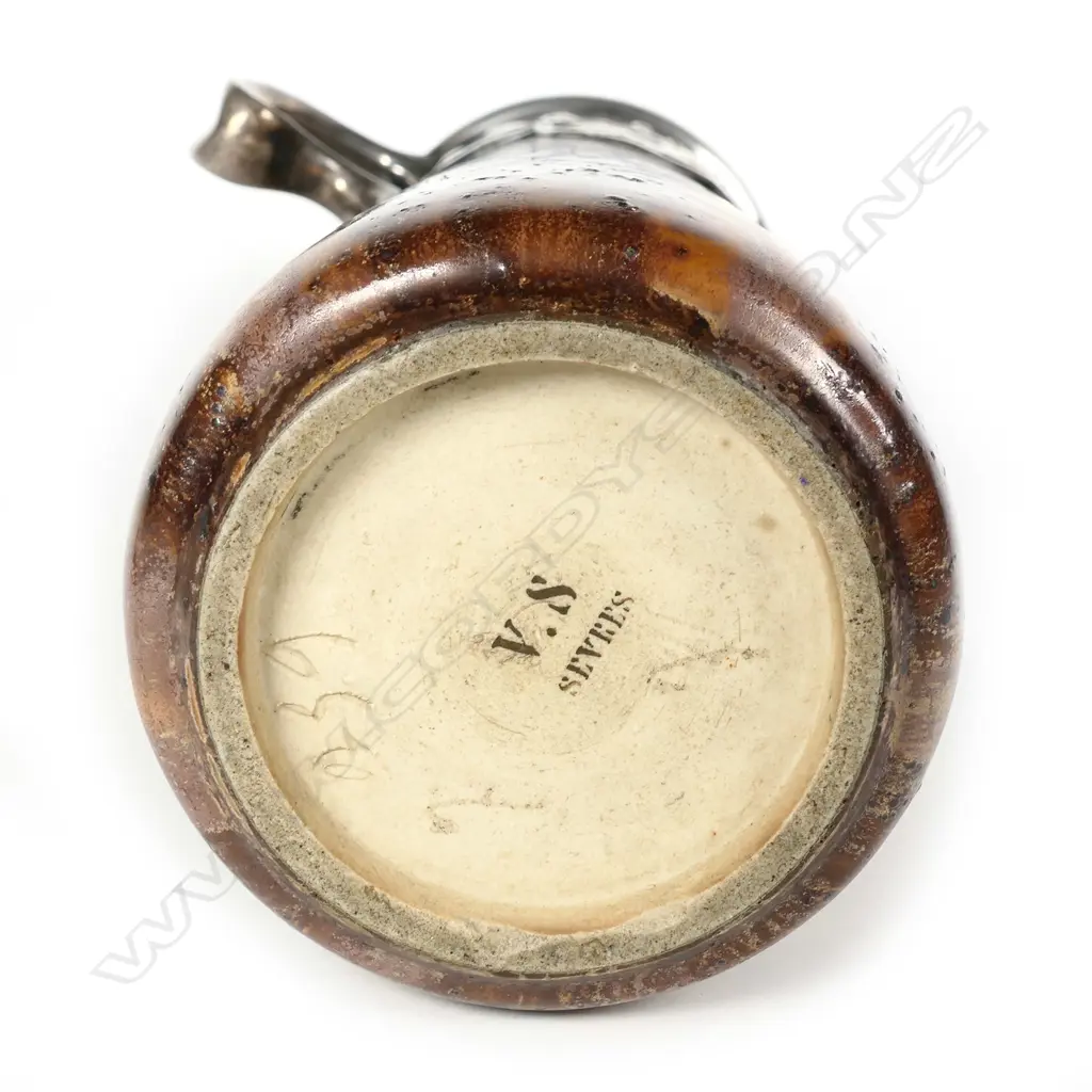 An uncommon Sèvres French Art Nouveau pottery vase Image 1++