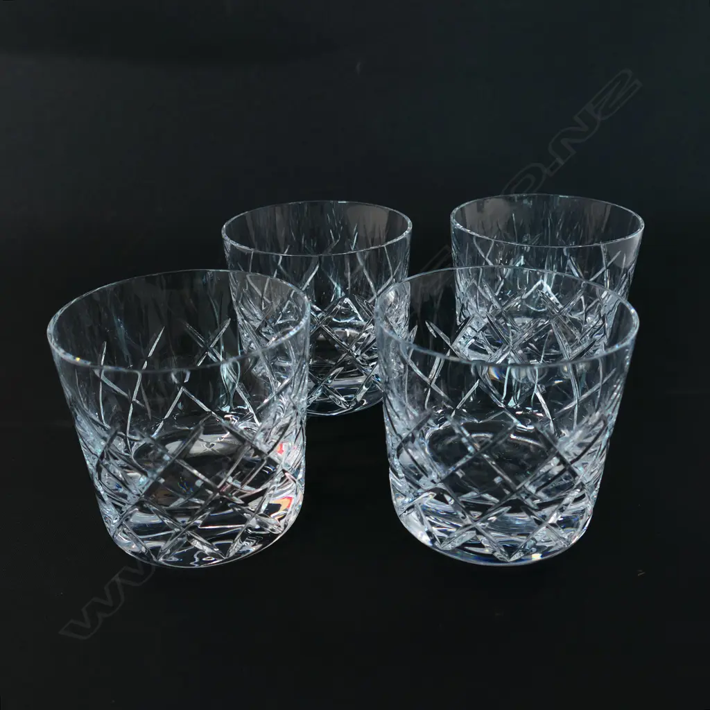 A set of four Waterford crystal tumblers Image 1++