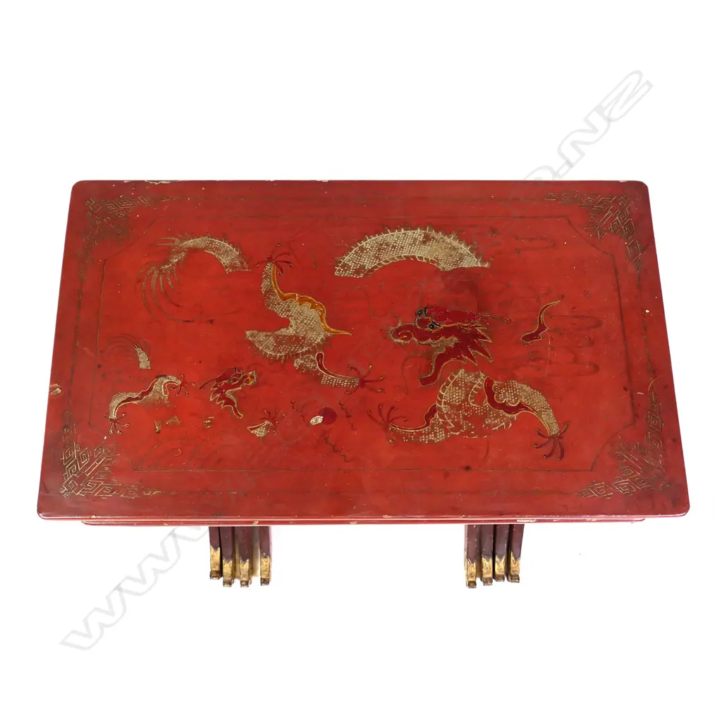 A c.1900 Japanese nest of four tables Image 1++