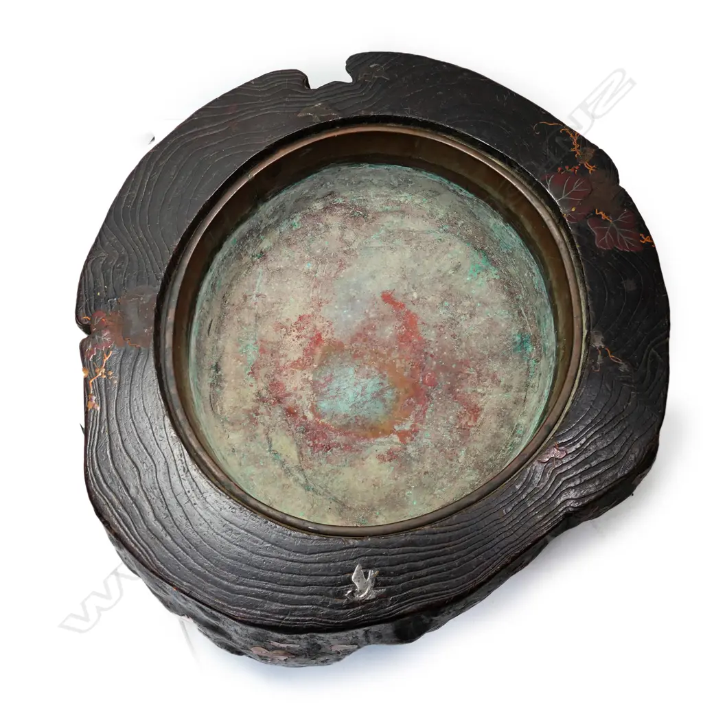 A 19thC large timber trunk section hibachi Image 1++