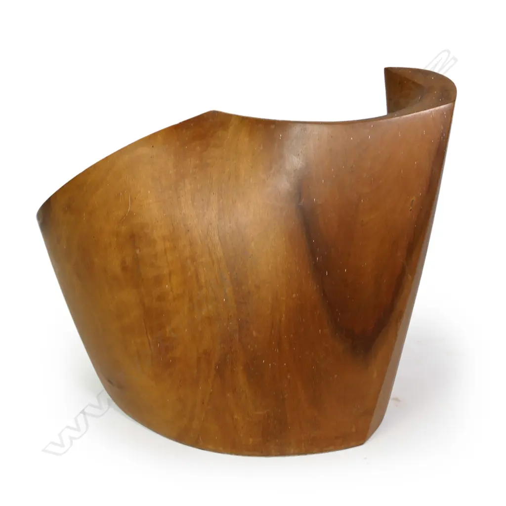 Artist unknown stylised hardwood carved large bird sculpture Image 1++