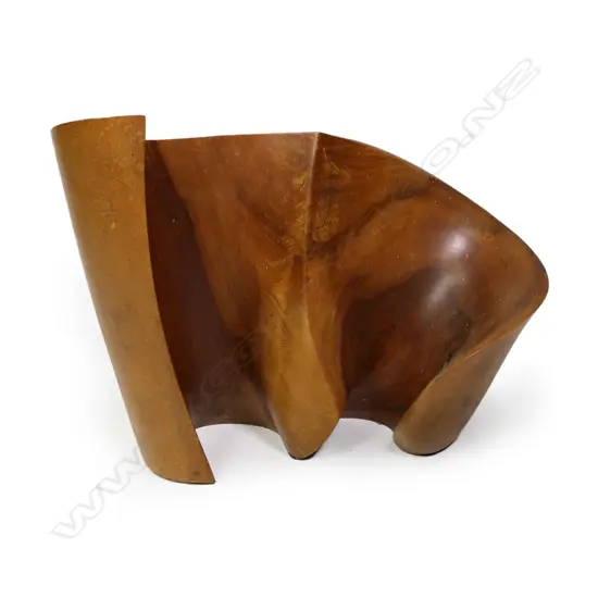 Artist unknown stylised hardwood carved large bird sculpture