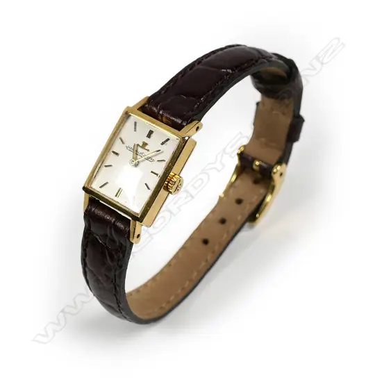 An 18ct gold Jaeger-LeCoultre lady’s wristwatch