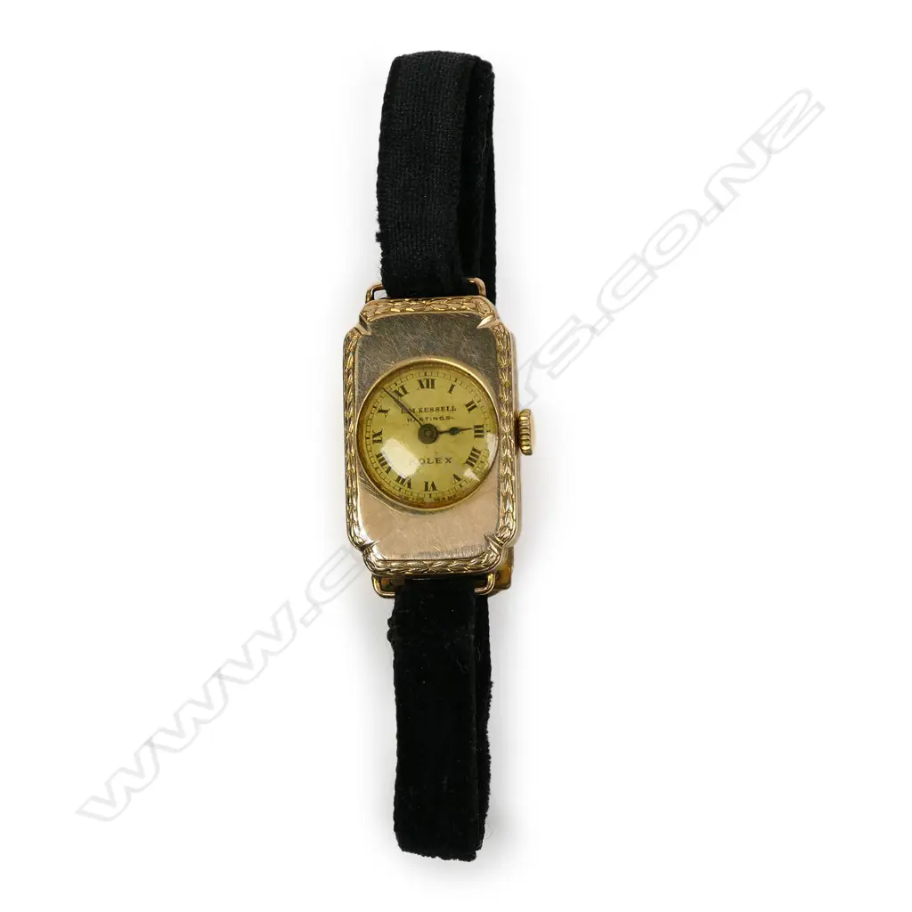 A 1920s lady’s 9ct rose gold Rolex wristwatch Image 1++