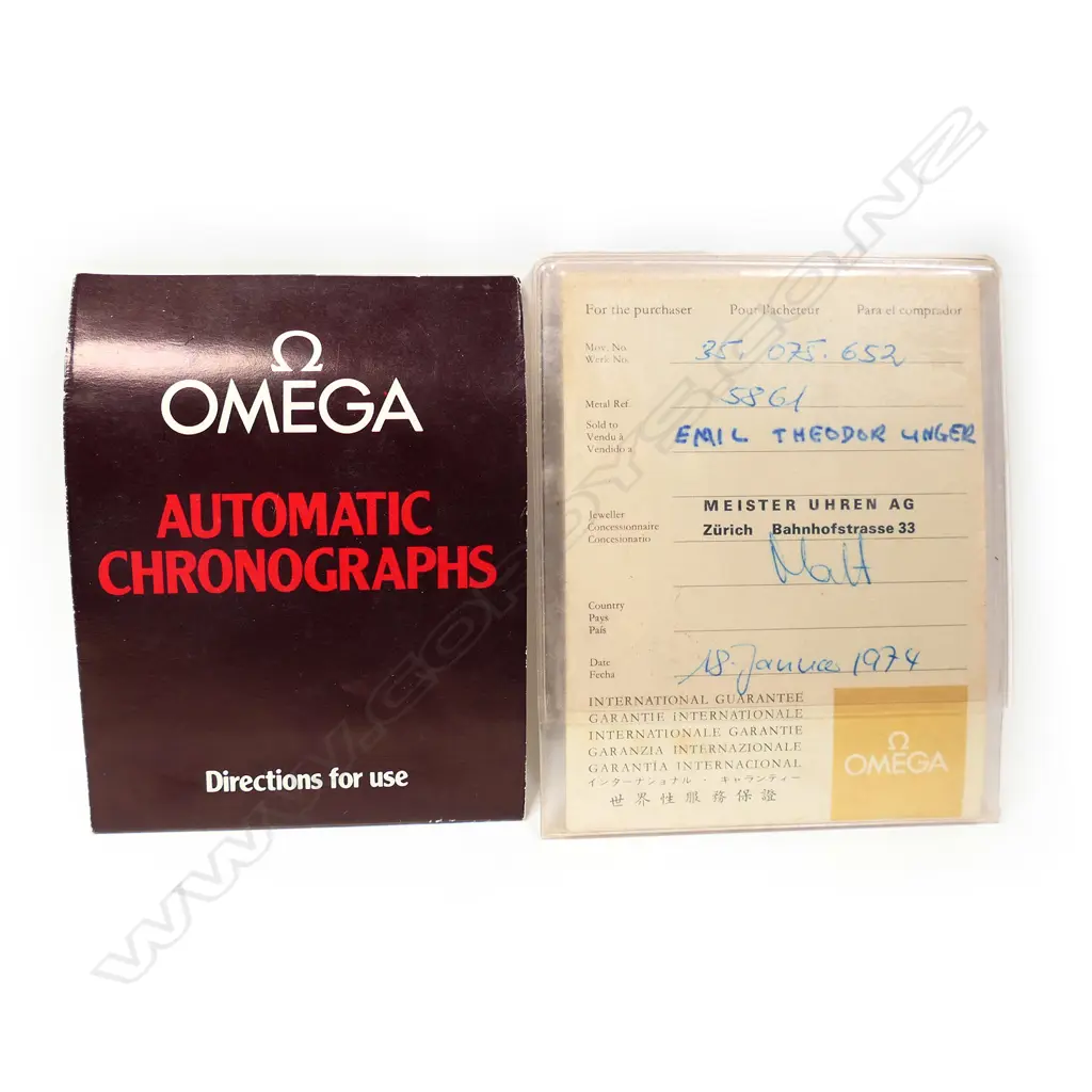 A 1974 Omega Speedmaster Mark 125 chronometer wristwatch Image 1++