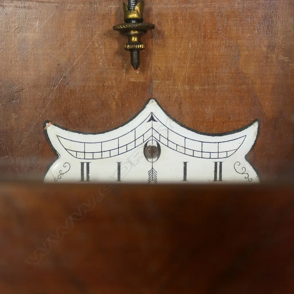A 19thC regulator wall clock Image 1++