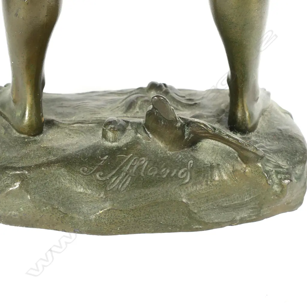 Late 19thC Junghans ‘Bat Boy’ mystery clock Image 1++