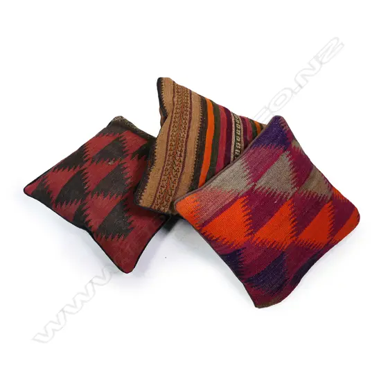 Three Turkish cushions