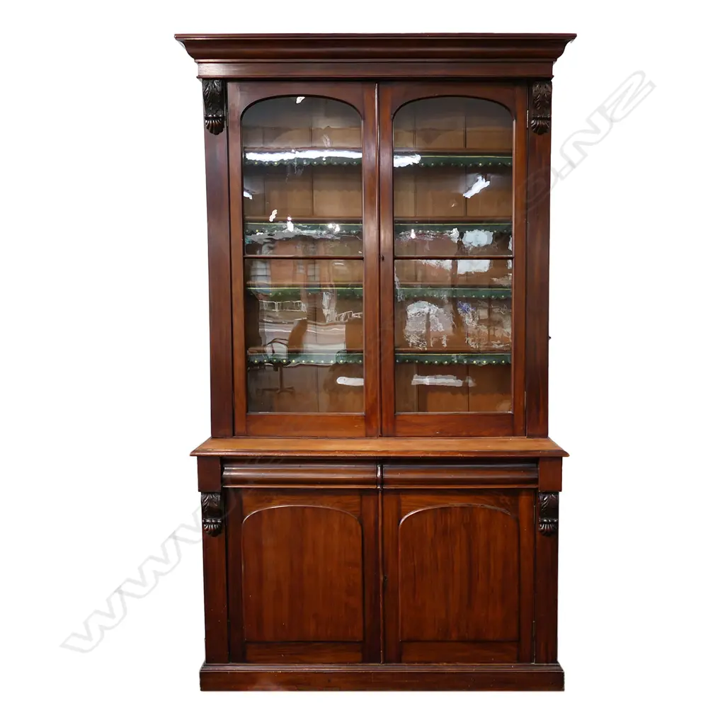 A colonial kauri bookcase cabinet Image 1++