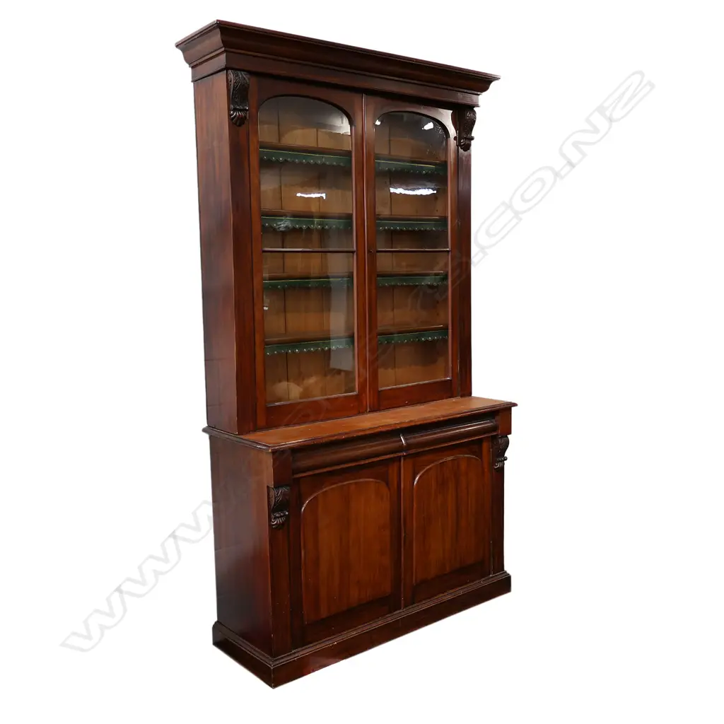 A colonial kauri bookcase cabinet Image 1++